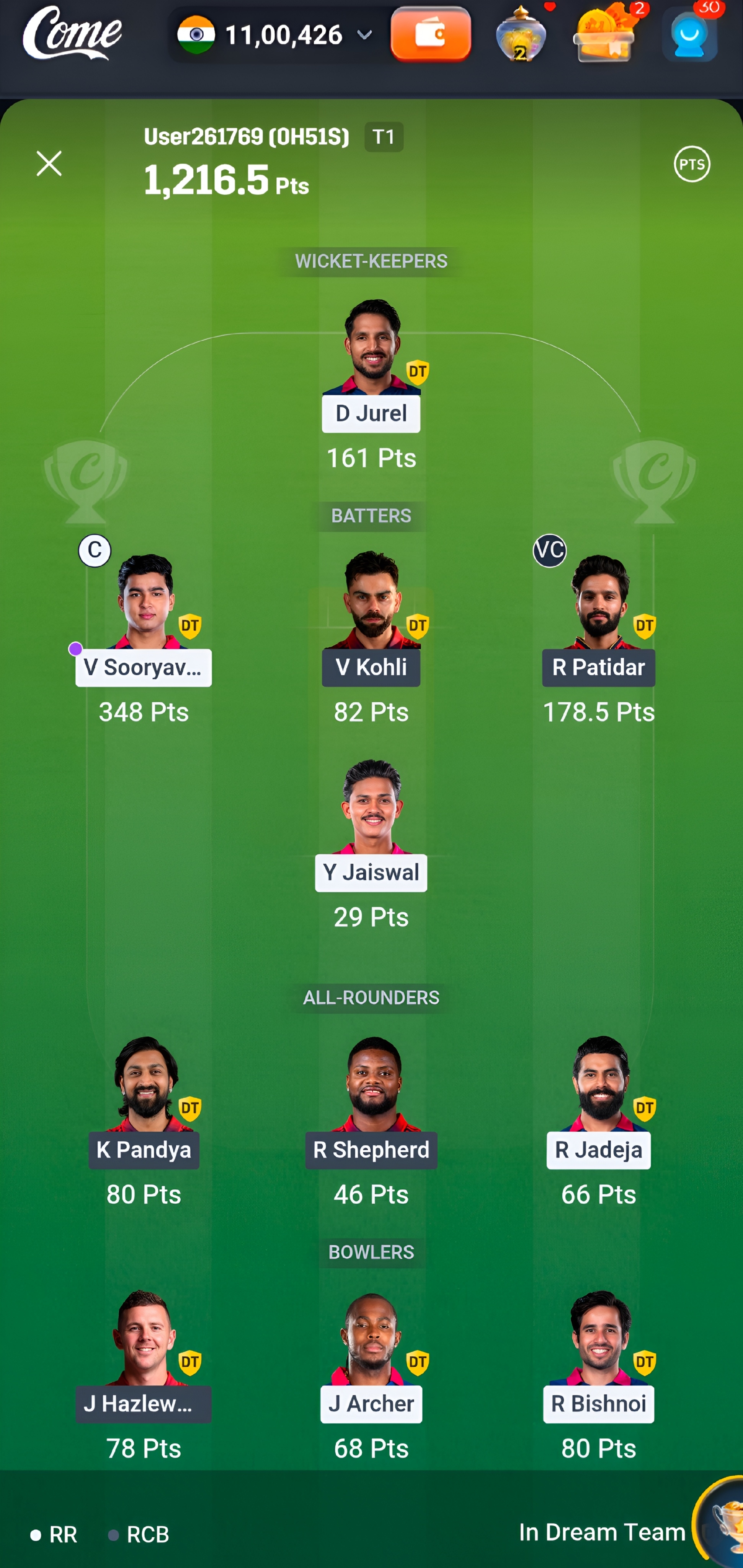 IPL Team 1